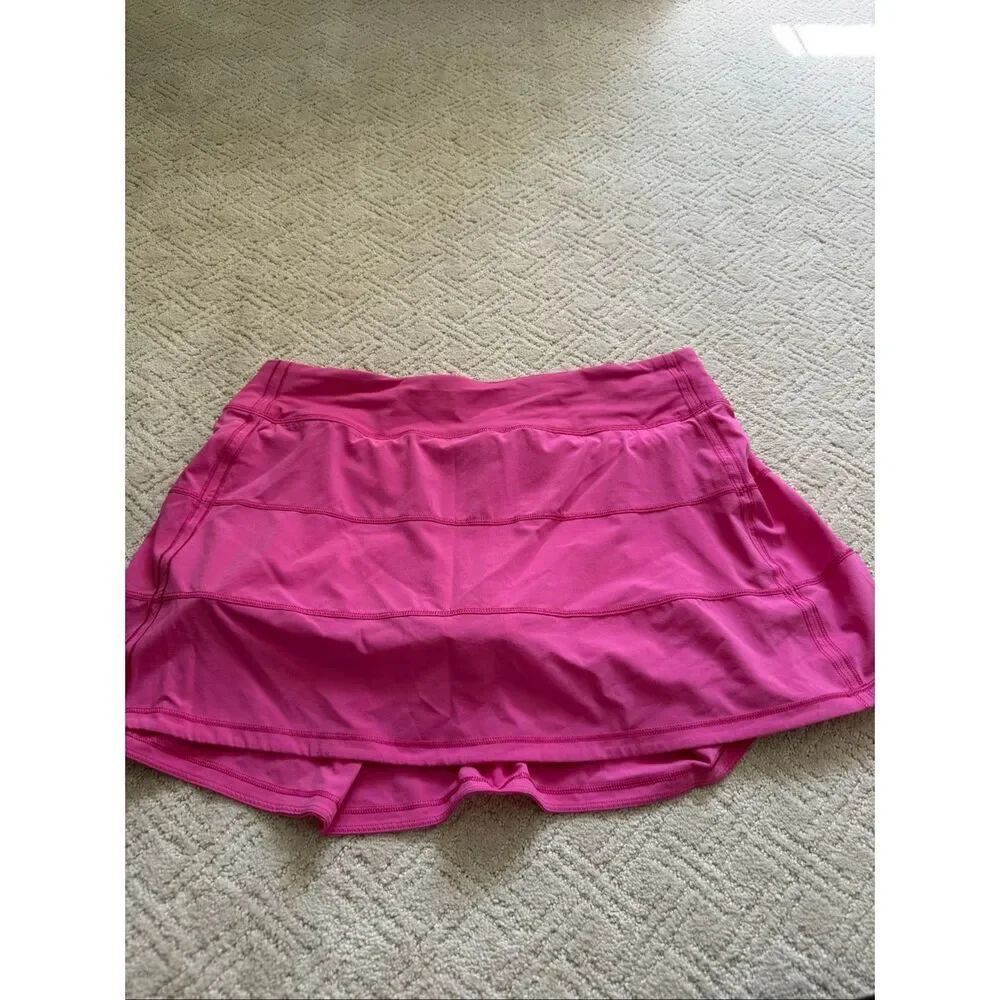 Lululemon Pace Rival Skirt Hot Pink